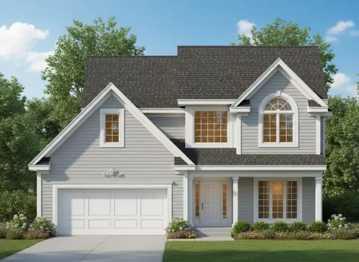 Traditional house plans 21-504 - front exterior, 1,618 sq ft, 3 bed, 2 bath house plans | Monster House Plans