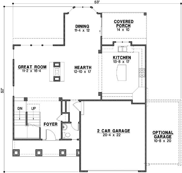Main Floor Plan: 21-507