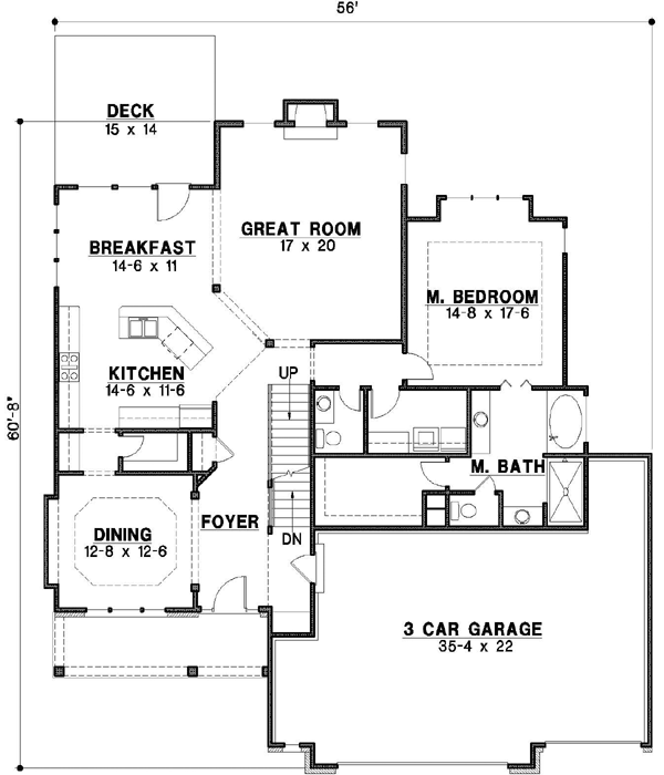 Main Floor Plan: 21-508