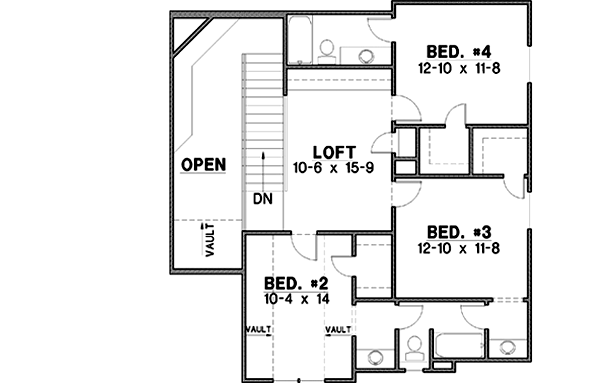 Upper/Second Floor Plan: 21-508