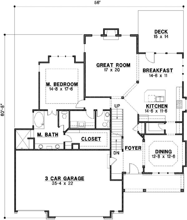Main Floor Plan: 21-509
