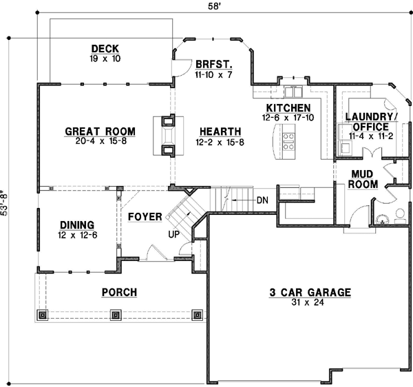 Main Floor Plan: 21-510