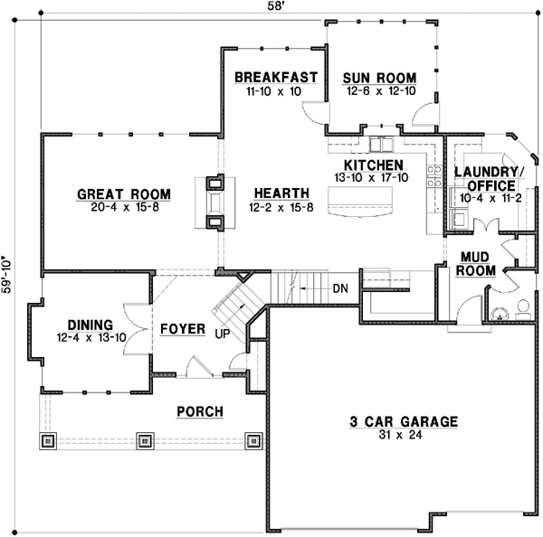 Main Floor Plan: 21-512