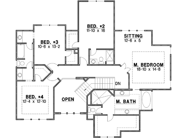 Upper/Second Floor Plan: 21-512