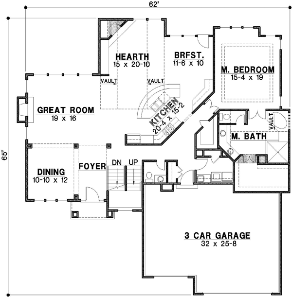 Main Floor Plan: 21-513