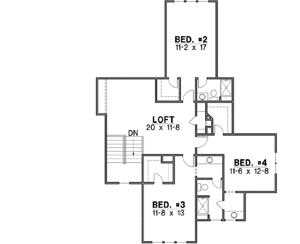 Upper/Second Floor Plan: 21-514