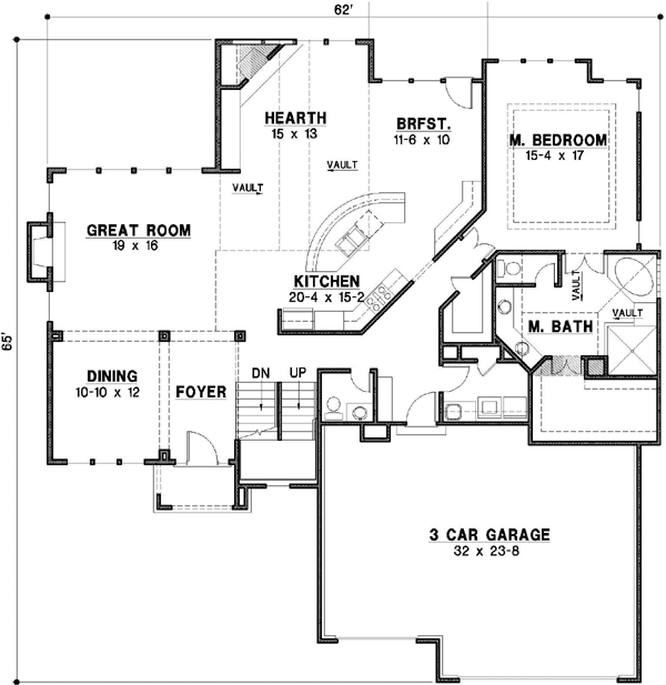 Main Floor Plan: 21-515