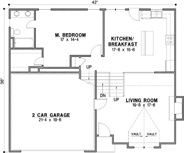 Main Floor Plan: 21-516