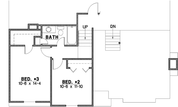 Upper/Second Floor Plan: 21-516