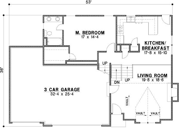 Main Floor Plan: 21-517