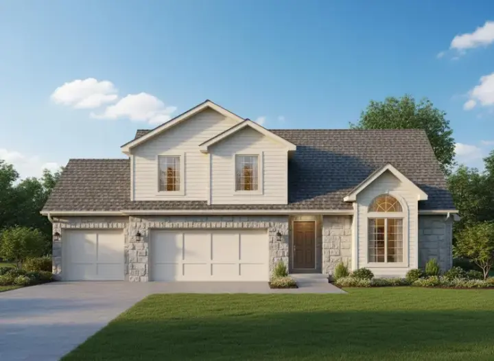 Traditional house plans 21-518 - front exterior, 2,217 sq ft, 4 bed, 3 bath house plans | Monster House Plans