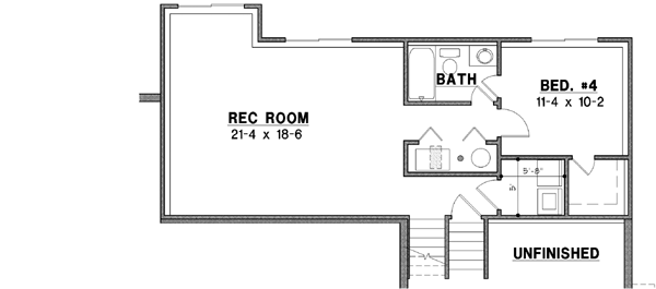 Lower Floor Plan: 21-518
