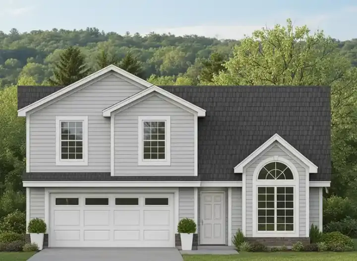 Traditional house plans 21-519 - front exterior, 1,321 sq ft, 3 bed, 2 bath house plans | Monster House Plans
