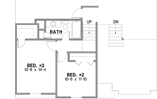 Upper/Second Floor Plan: 21-519