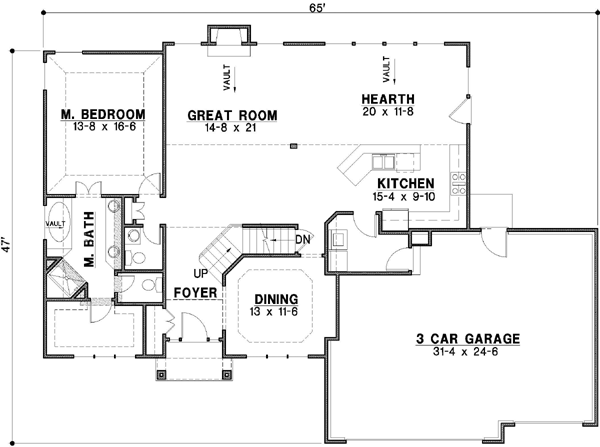 Main Floor Plan: 21-520