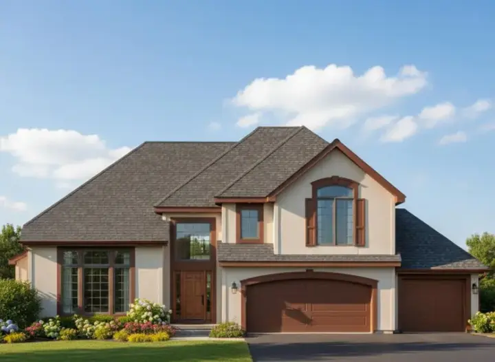 Traditional house plans 21-521 - front exterior, 2,881 sq ft, 4 bed, 3 bath house plans | Monster House Plans