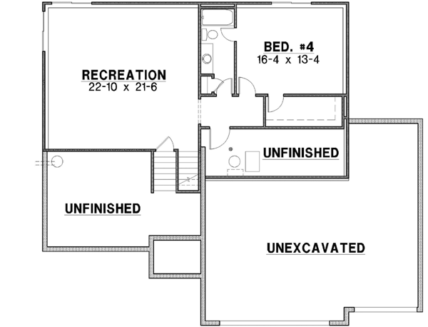 Lower Floor Plan: 21-521