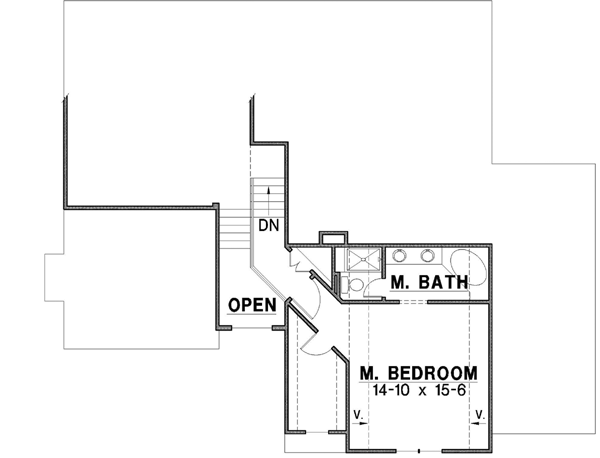 Upper/Second Floor Plan: 21-521