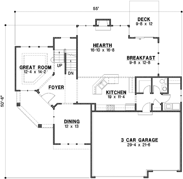 Main Floor Plan: 21-526