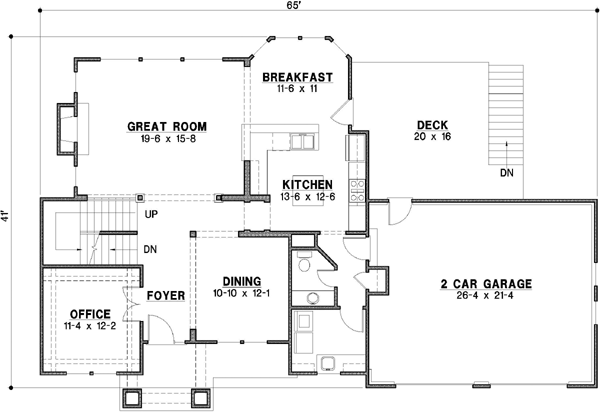 Main Floor Plan: 21-527