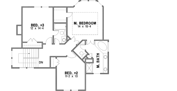 Upper/Second Floor Plan: 21-527