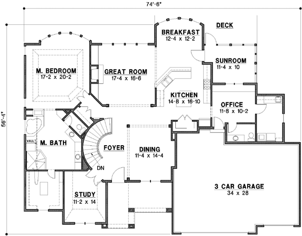Main Floor Plan: 21-530