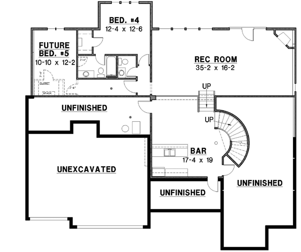 Lower Floor Plan: 21-533