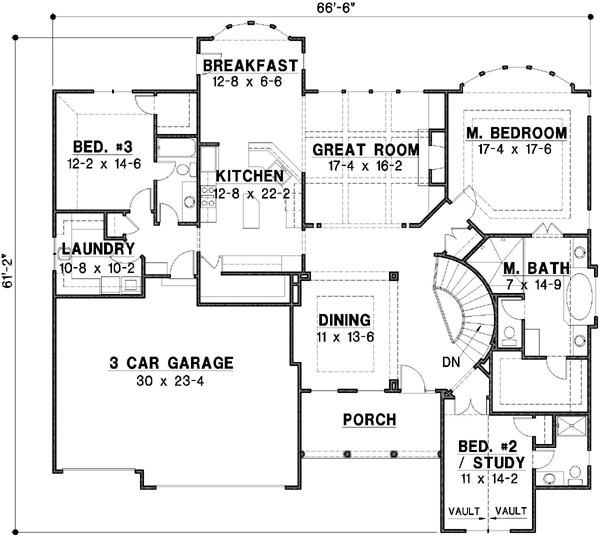 Main Floor Plan: 21-533
