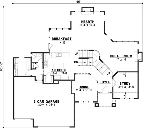 Main Floor Plan: 21-538