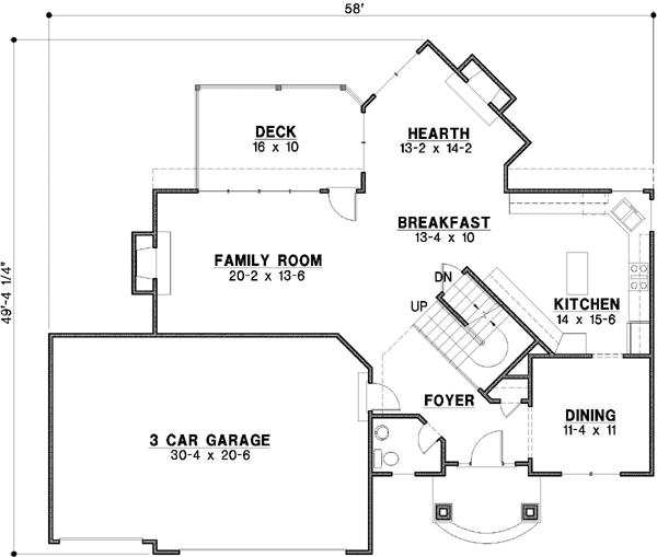 Main Floor Plan: 21-541