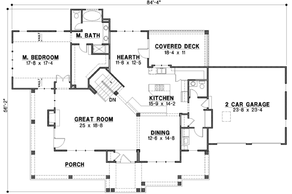 Main Floor Plan: 21-544