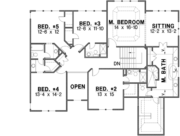 Upper/Second Floor Plan: 21-546