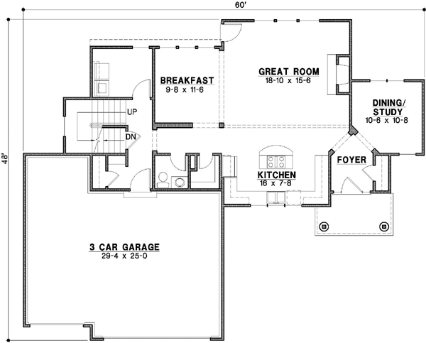 Main Floor Plan: 21-547