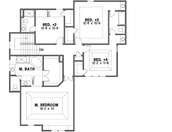 Upper/Second Floor Plan: 21-547