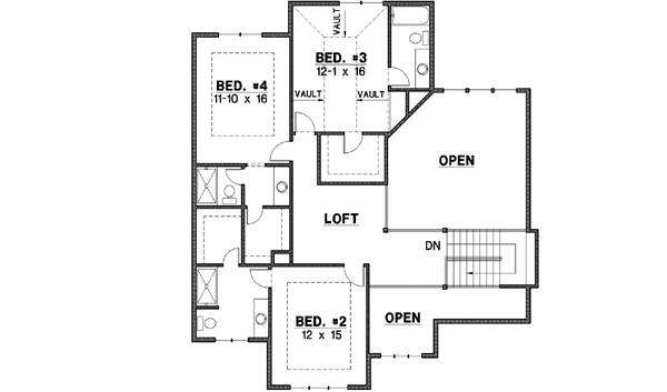 Upper/Second Floor Plan: 21-548