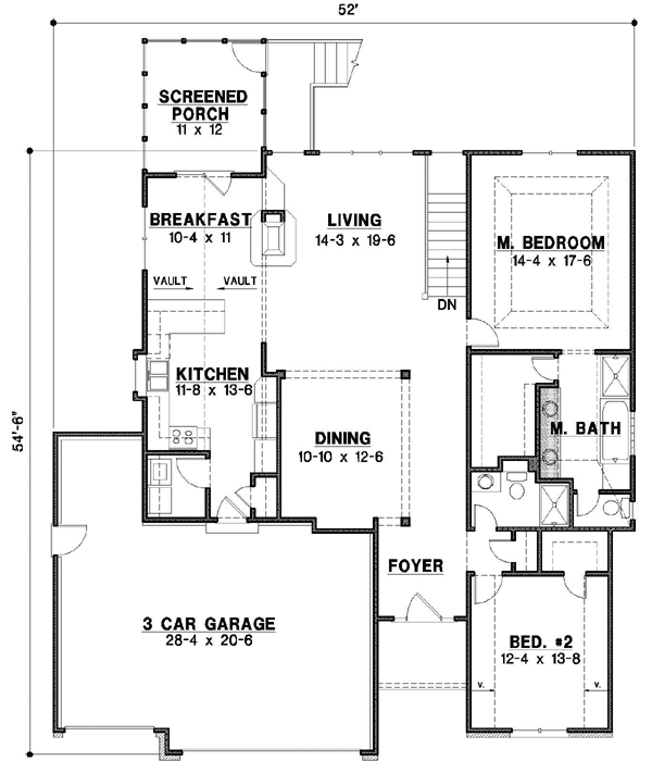 Main Floor Plan: 21-549