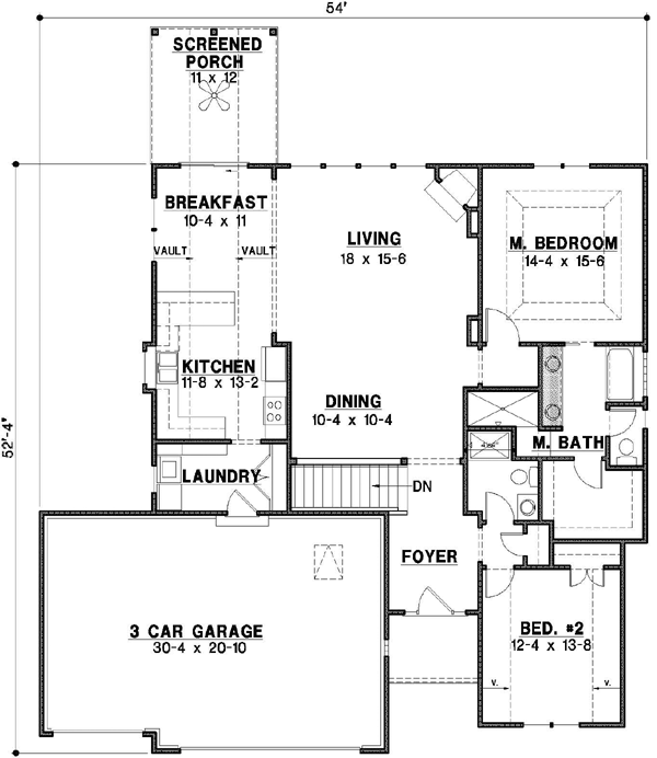 Main Floor Plan: 21-551