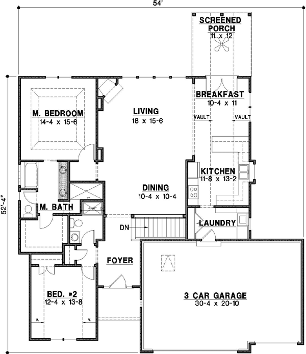 Main Floor Plan: 21-552