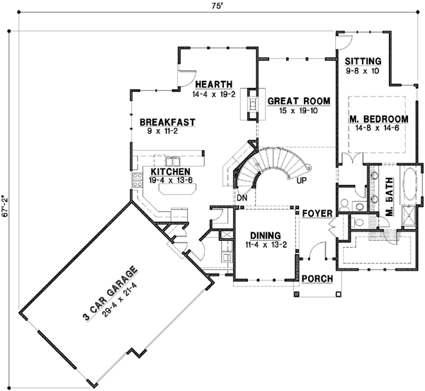 Main Floor Plan: 21-559