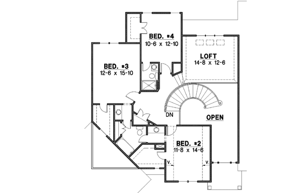 Upper/Second Floor Plan: 21-559