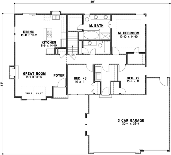 Main Floor Plan: 21-561