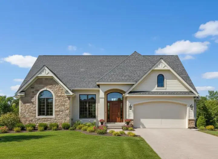 Traditional house plans 21-562 - front exterior, 2,768 sq ft, 4 bed, 4 bath house plans | Monster House Plans