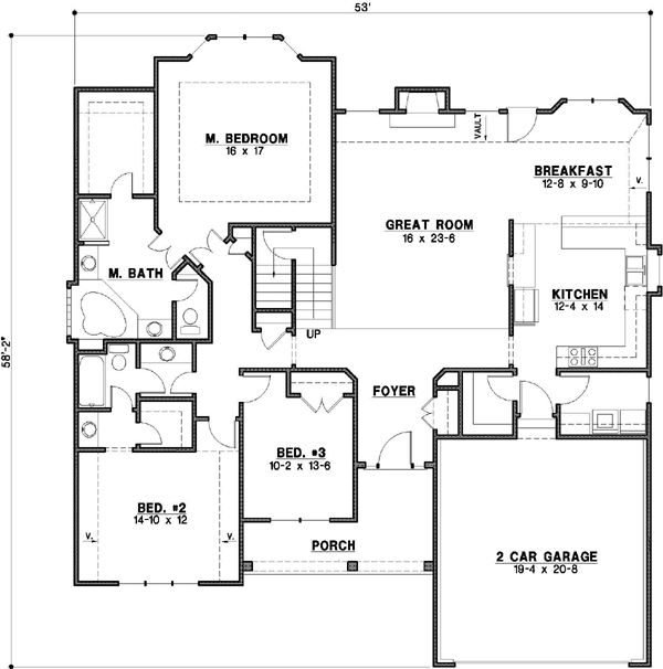 Main Floor Plan: 21-563