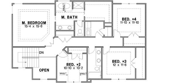 Upper/Second Floor Plan: 21-566