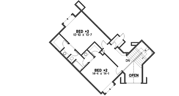 Upper/Second Floor Plan: 21-568