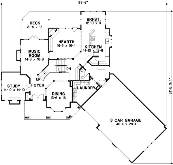 Main Floor Plan: 21-570