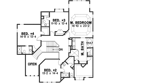 Upper/Second Floor Plan: 21-570