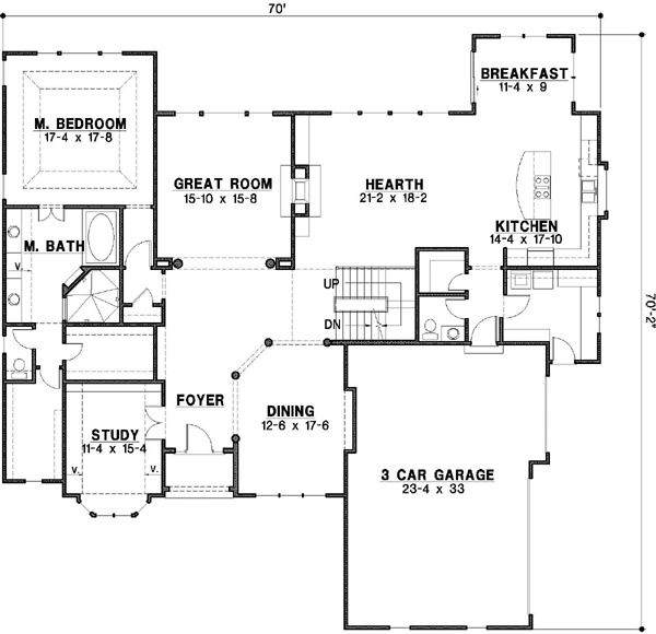 Main Floor Plan: 21-572