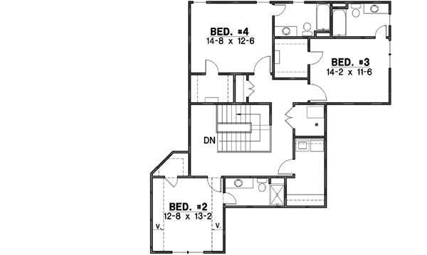 Upper/Second Floor Plan: 21-572