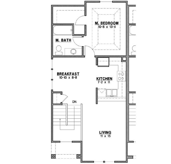 Upper/Second Floor Plan: 21-575